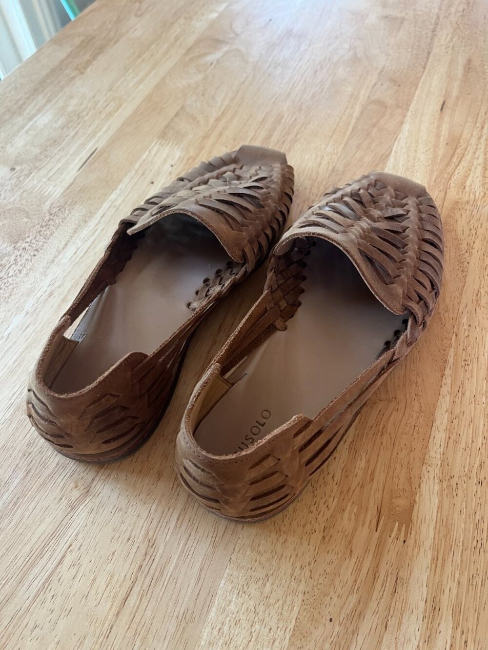 Nisolo Leather Sandal Huarache Men's Brown Size 10 - Picture 2 of 5